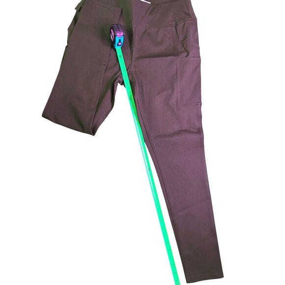 Carhartt WomenS Stretch Leggings Burgundy Athletic Work Pant Size Medium - Picture 11 of 11